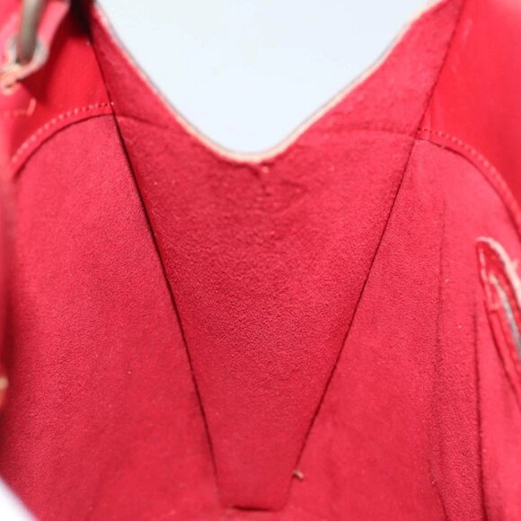 LOUIS VUITTON Epi Cluny Shoulder Bag Red M52257 LV Auth 81583 - Picture 13 of 16
